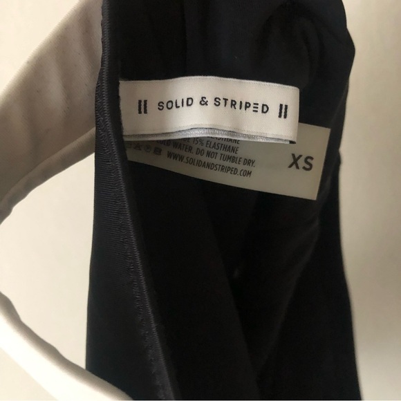 Solid & Striped The Quinn Belted Bikini Bottom - Black XS - Picture 7 of 8